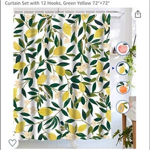 Lemon Shower Curtain